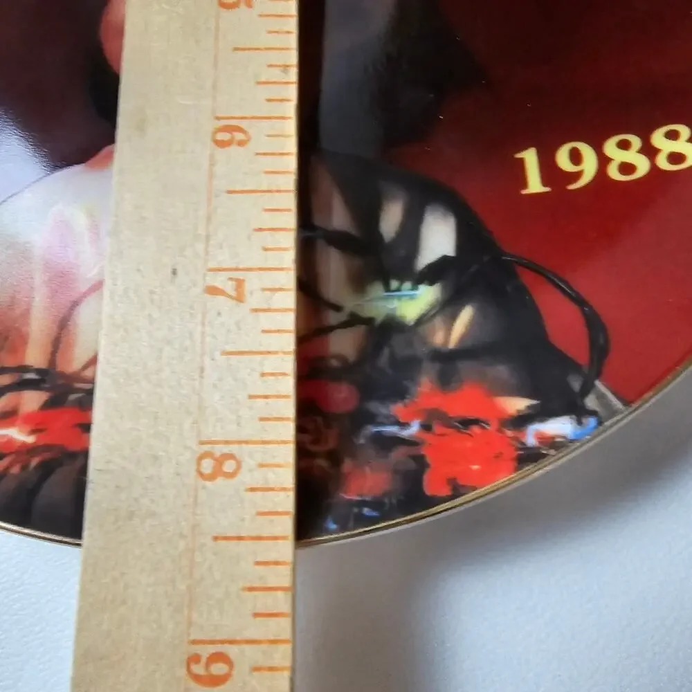 Vintage 1988 Christmas in America Collection Limited Edition K Mart Decor Plate